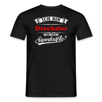 Drechsler Drechslerin Drechseln Drehbank Drehen - Männer T-Shirt - Schwarz - Vorne - AI Model Male 178 light (178cm)