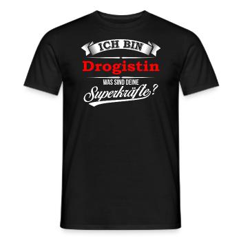 Drogist Drogistin Drogisten Drogerie Drogerien - Männer T-Shirt - Schwarz - Vorne - AI Model Male 178 light (178cm)