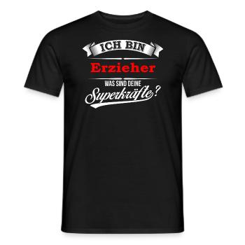 Erzieher Erzieherin Kindergärtner Kindergärtnerin - Männer T-Shirt - Schwarz - Vorne - AI Model Male 178 light (178cm)