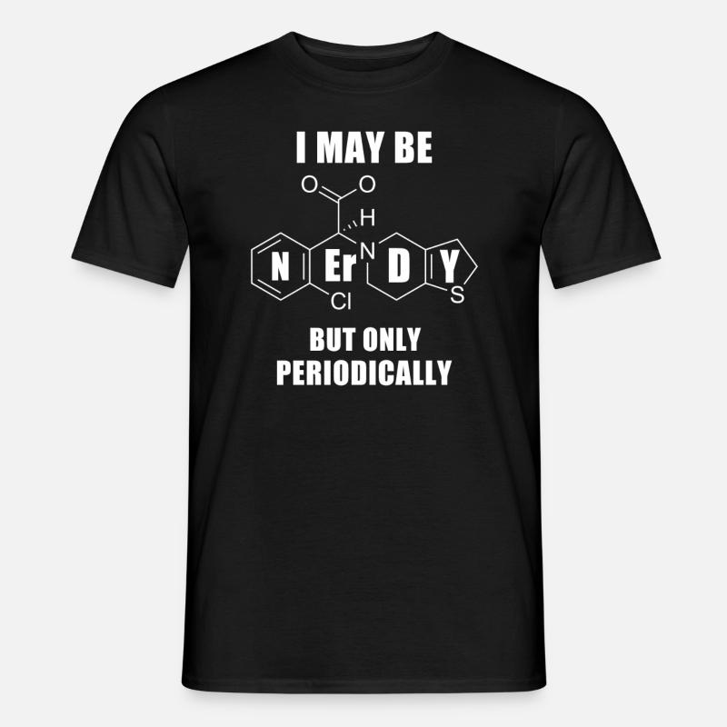 Nerd Geek Geschenk - Männer T-Shirt - Schwarz