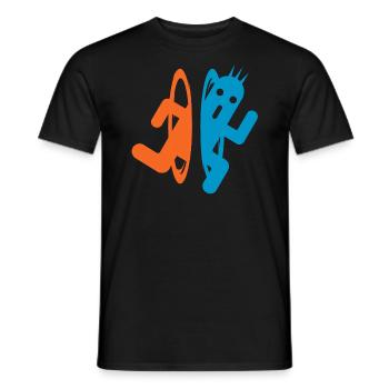 Portale und 1000 Nadeln - Männer T-Shirt - Schwarz - Vorne - AI Model Male 178 light (178cm)