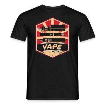 Propagande vape - T-shirt homme - noir - Devant - AI Model Male 178 light (178cm)
