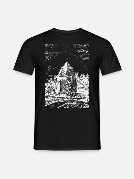 Radevormwald historisches Gartenhaus - Heimat - Männer T-Shirt - Schwarz