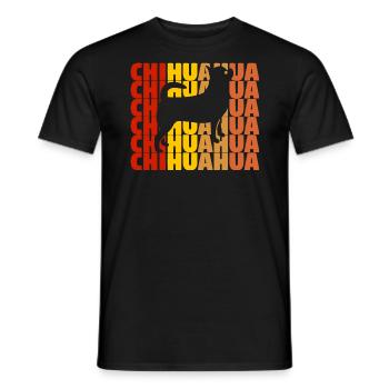 Chihuahua Chihuahua Chihuahua Chihuahua - T-shirt homme - noir - Devant - AI Model Male 178 light (178cm)
