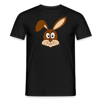 Lapin Lapin lapin Lapin Lapins Lapin Dents Lapin Lapins - T-shirt homme - noir - Devant - AI Model Male 178 light (178cm)
