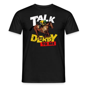Reiter Pony Dressur Land Cowboy Pony Madchen - Männer T-Shirt - Schwarz - Vorne - AI Model Male 178 light (178cm)