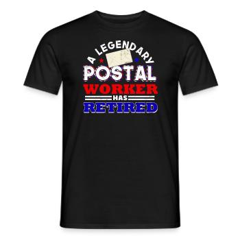Urlaub Ältere Veteran Opa Rentner Senioren Rente - Männer T-Shirt - Schwarz - Vorne - AI Model Male 178 light (178cm)