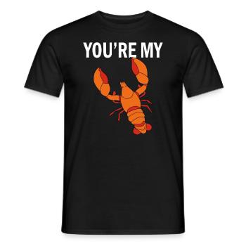 Lobster,Hummer,Unterwasser Krebs,Languste - Männer T-Shirt - Schwarz - Vorne - AI Model Male 178 light (178cm)