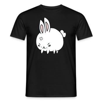 Bad bunny - Men's T-Shirt - black - Front - AI Model Male 178 light (178cm)