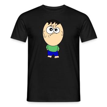 Lustige Bilder mit riesen Kopf - Männer T-Shirt - Schwarz - Vorne - AI Model Male 178 light (178cm)