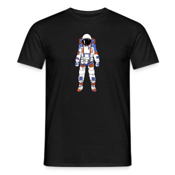 Astronaut - T-shirt homme - noir - Devant - AI Model Male 178 light (178cm)