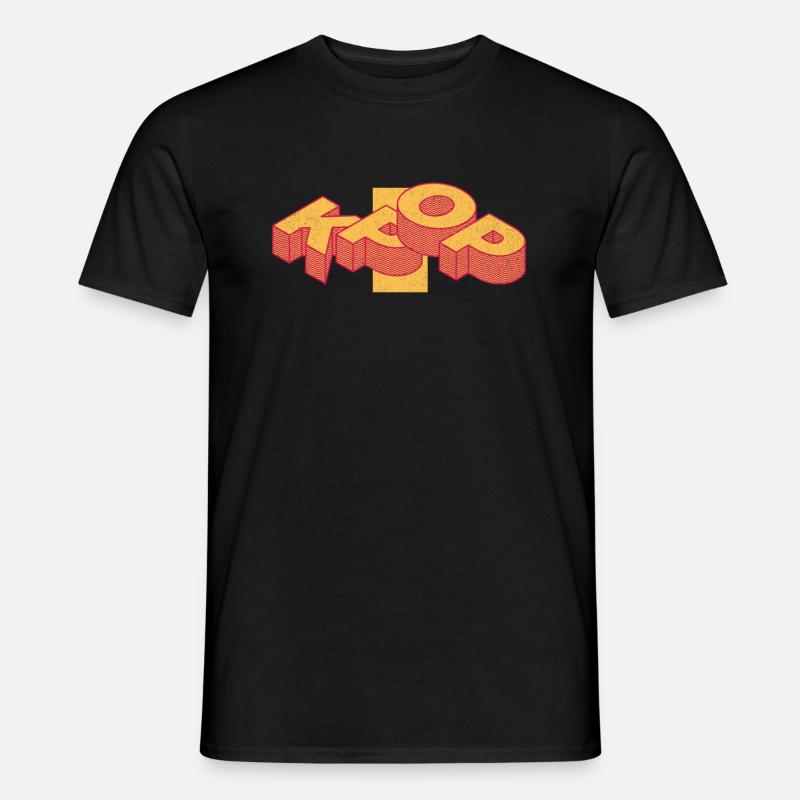 kpop - Männer T-Shirt - Schwarz