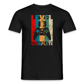 13th Birthday - Level 13 Complete Vintage - Men's T-Shirt - black - Front - AI Model Male 178 light (178cm)