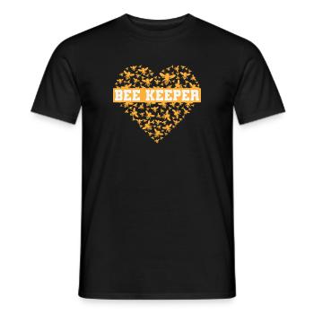 Imker Bienen Honig Bee Keeper - Männer T-Shirt - Schwarz - Vorne - AI Model Male 178 light (178cm)