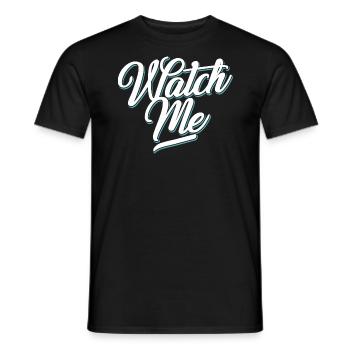 regardez-moi Graphique - T-shirt homme - noir - Devant - AI Model Male 178 light (178cm)