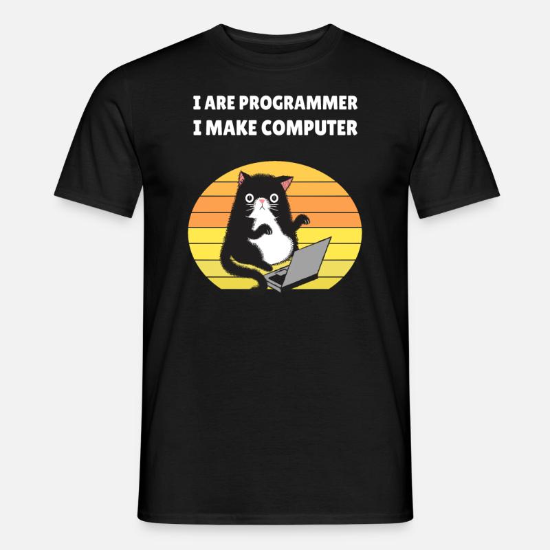 I are Programmer I Make Computer - T-shirt homme - noir