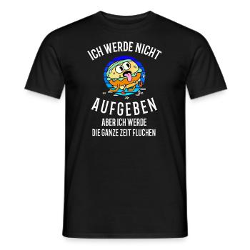 Ich werde nicht aufgeben - Männer T-Shirt - Schwarz - Vorne - AI Model Male 178 light (178cm)