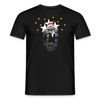 Araignée de Noël araignée araignée - T-shirt homme - noir - Devant - AI Model Male 178 light (178cm)