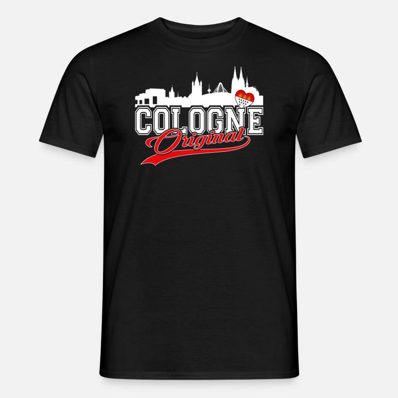 Cologne Original - Kölner Original Kölle - Männer T-Shirt - Schwarz