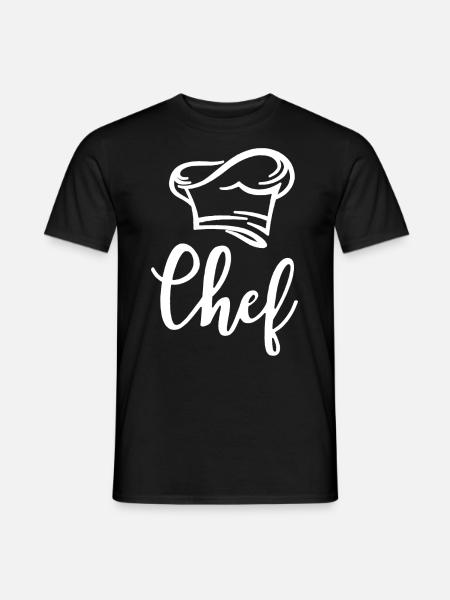 Chef Koch Küchenchef - Men's T-Shirt - black