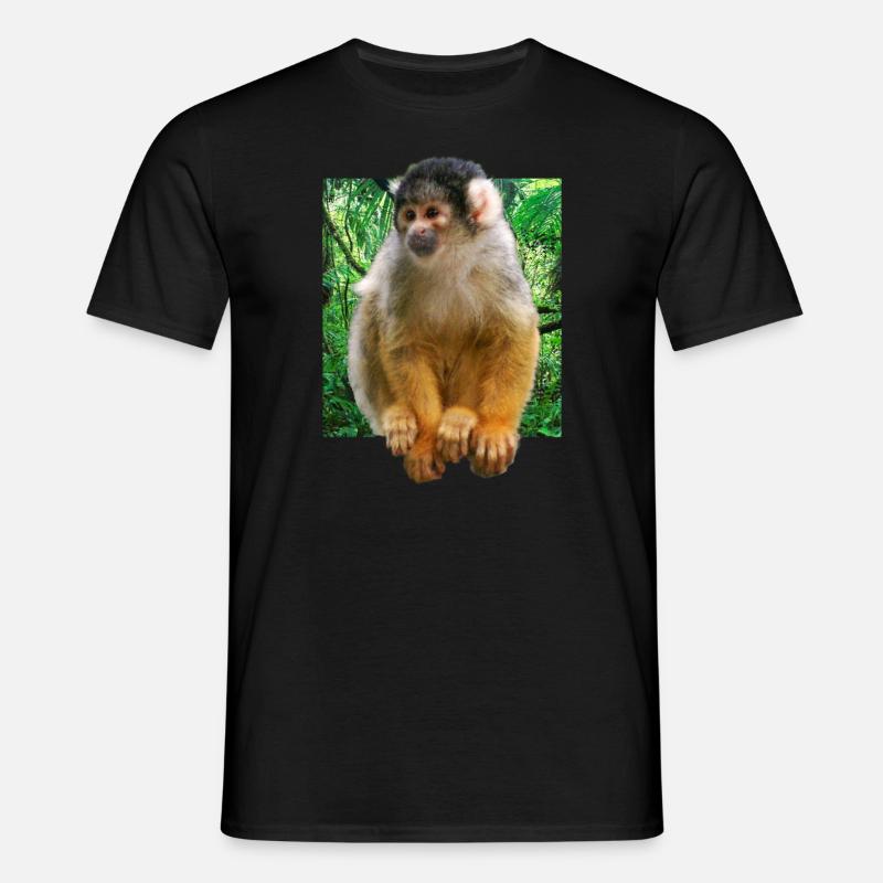 Squirrel monkey squirrel monkey - Men's T-Shirt - black