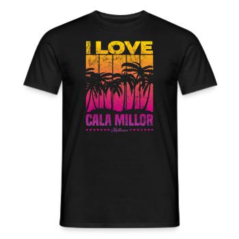 J’adore Cala Millor - T-shirt homme - noir - Devant - AI Model Male 178 light (178cm)