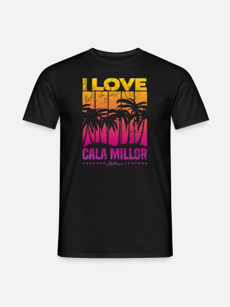 I Love Cala Millor - Männer T-Shirt - Schwarz
