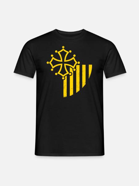 Languedoc-Roussillon - Men's T-Shirt - black