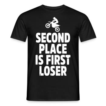 Motocross Geschenk Motorradfahrer Motorrad Enduro - Männer T-Shirt - Schwarz - Vorne - AI Model Male 178 light (178cm)