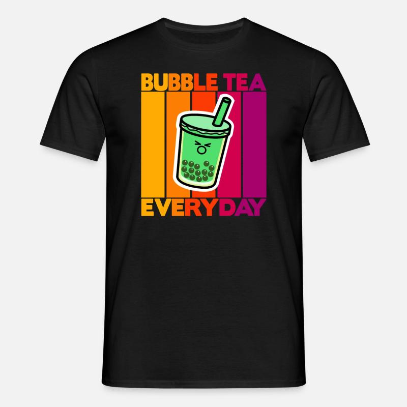Bubble Tea Everyday - Männer T-Shirt - Schwarz