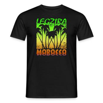 Legzira Morocco - Männer T-Shirt - Schwarz - Vorne - AI Model Male 178 light (178cm)