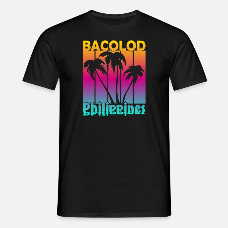 Bacolod Philippines - Männer T-Shirt - Schwarz