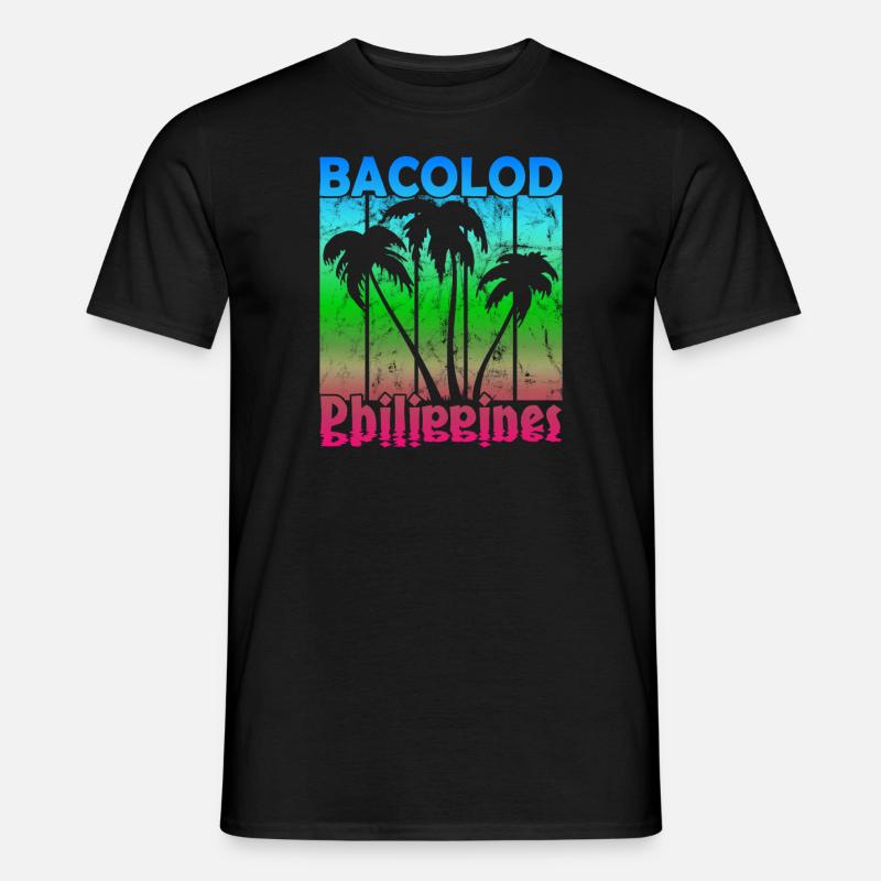 Bacolod Philippines - Männer T-Shirt - Schwarz