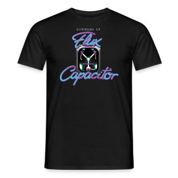 Retour Vers Le Futur Flux Capacitor - T-shirt homme - noir - Devant - AI Model Male 178 light (178cm)