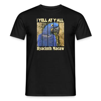 Hyacinthhara - Men's T-Shirt - black - Front - AI Model Male 178 light (178cm)