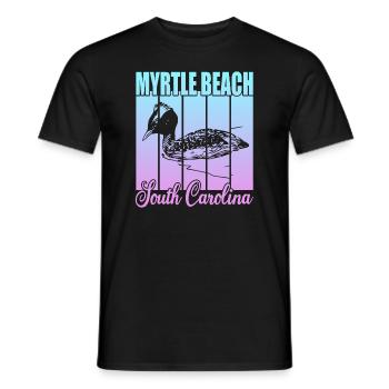 Myrtle Beach South Carolina - Männer T-Shirt - Schwarz - Vorne - AI Model Male 178 light (178cm)