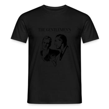Gentlemen's Print by Tony's Fashion Brand - Men's T-Shirt - black - Front - AI Model Male 178 light (178cm)