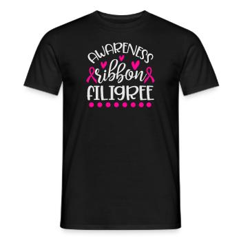 Sensitization loop - Men's T-Shirt - black - Front - AI Model Male 178 light (178cm)