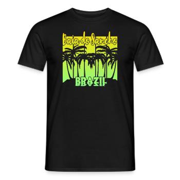 Baia do Sancho - Brazil - Men's T-Shirt - black - Front - AI Model Male 178 light (178cm)