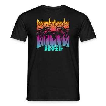 Baia do Sancho - Brazil - Men's T-Shirt - black - Front - AI Model Male 178 light (178cm)