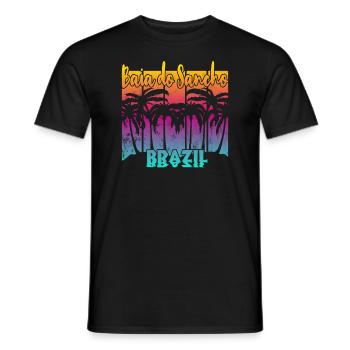Baia do Sancho - Brazil - Men's T-Shirt - black - Front - AI Model Male 178 light (178cm)