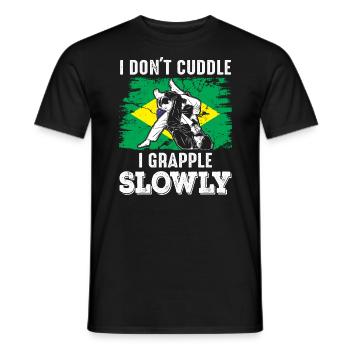 Martial Arts BJJ Brazilian Jiu Jitsu - Männer T-Shirt - Schwarz - Vorne - AI Model Male 178 light (178cm)