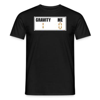Gebrochener Arm Spruch - Fraktur Gipsarm - Männer T-Shirt - Schwarz - Vorne - AI Model Male 178 light (178cm)