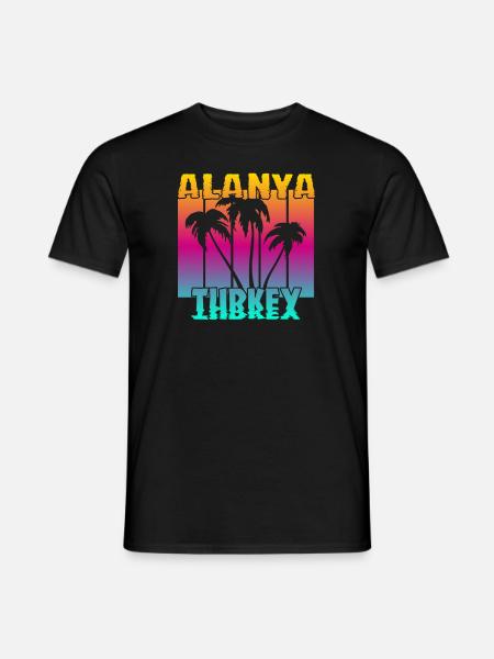 Alanya Turkey - Men's T-Shirt - black
