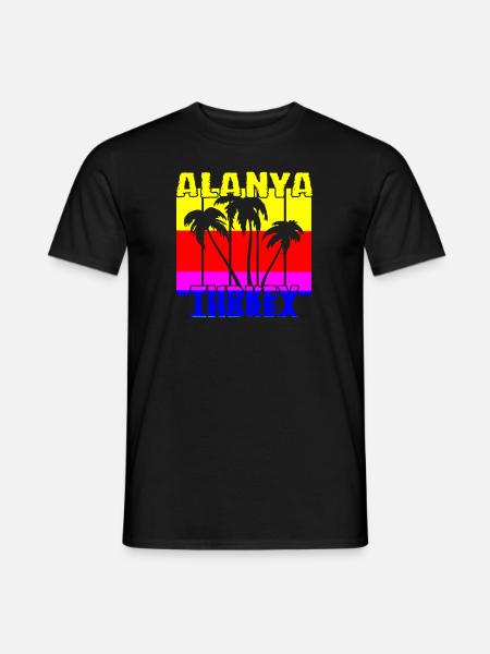 Alanya Turkey - Men's T-Shirt - black