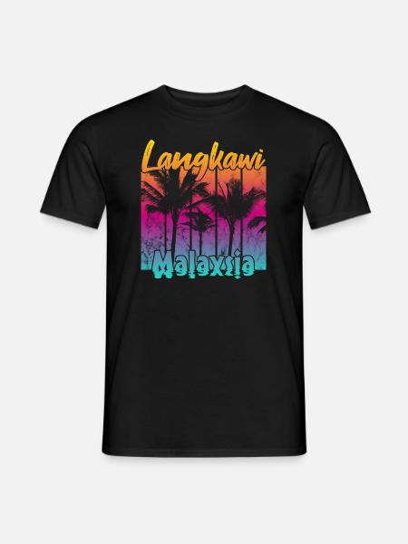 Langkawi Malaysia - Männer T-Shirt - Schwarz