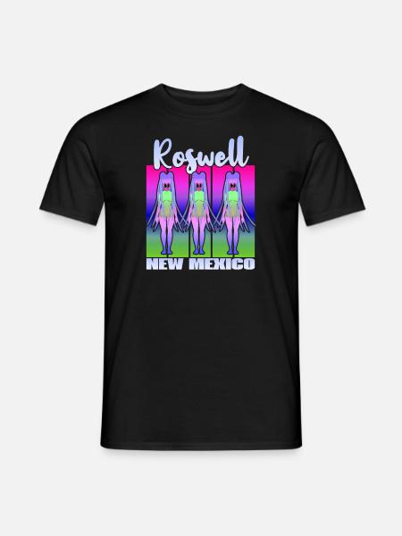 Roswell New Mexico - Männer T-Shirt - Schwarz
