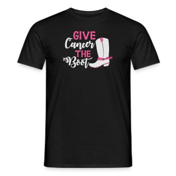 Donnez au cancer le laissez-passer de course - T-shirt homme - noir - Devant - AI Model Male 178 light (178cm)