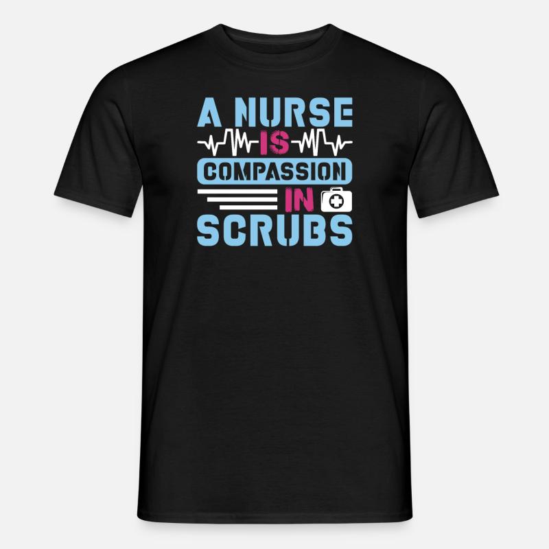 Krankenschwester Barmherzigkeit - Männer T-Shirt - Schwarz