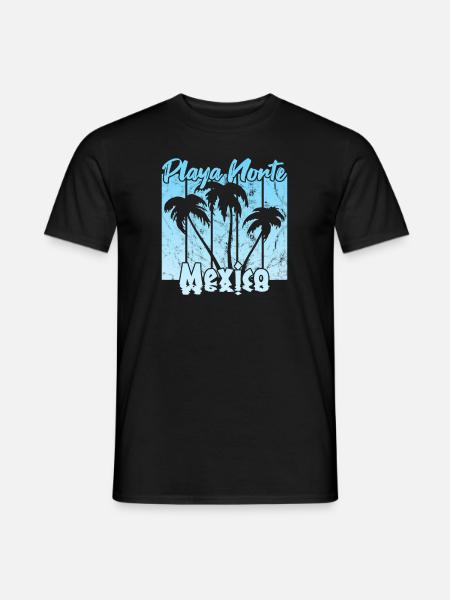 Playa Norte Mexico - Men's T-Shirt - black